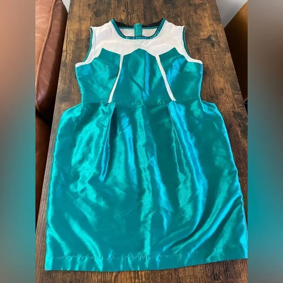 summer cypress unique structure blue dress - Picture 3 of 11